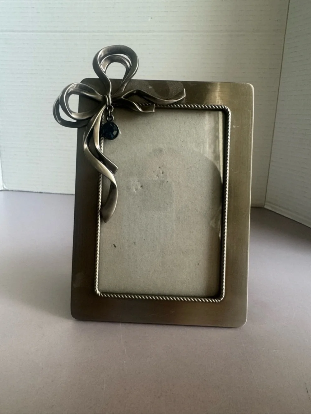 Vintage Carri Silver Tone Burnes Photo Frame